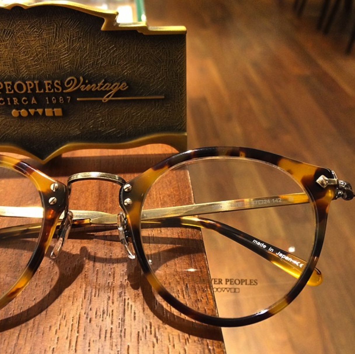 OLIVER PEOPLES Vintage 505及MP-2 上目眼鏡店每日限量發售| 上目眼鏡